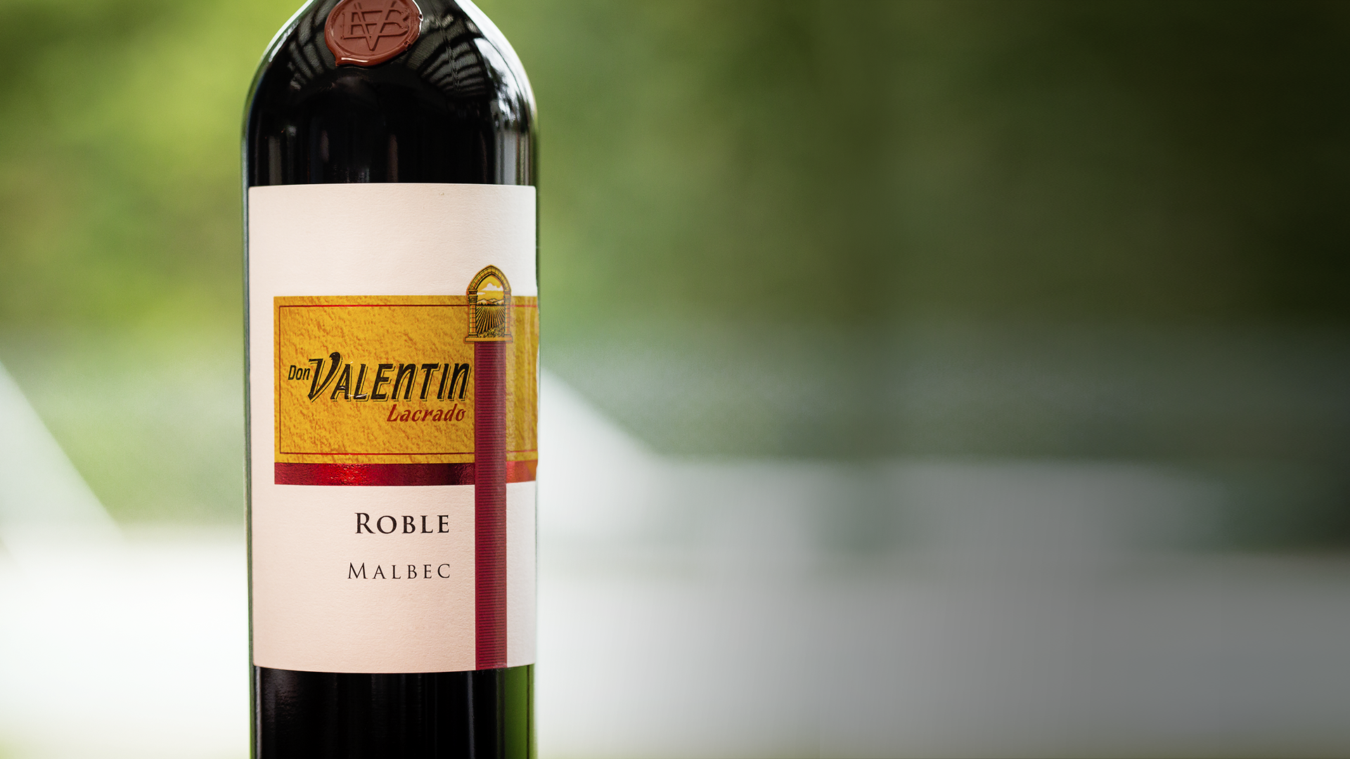 Botella de Don Valentín Lacrado Varietales Malbec