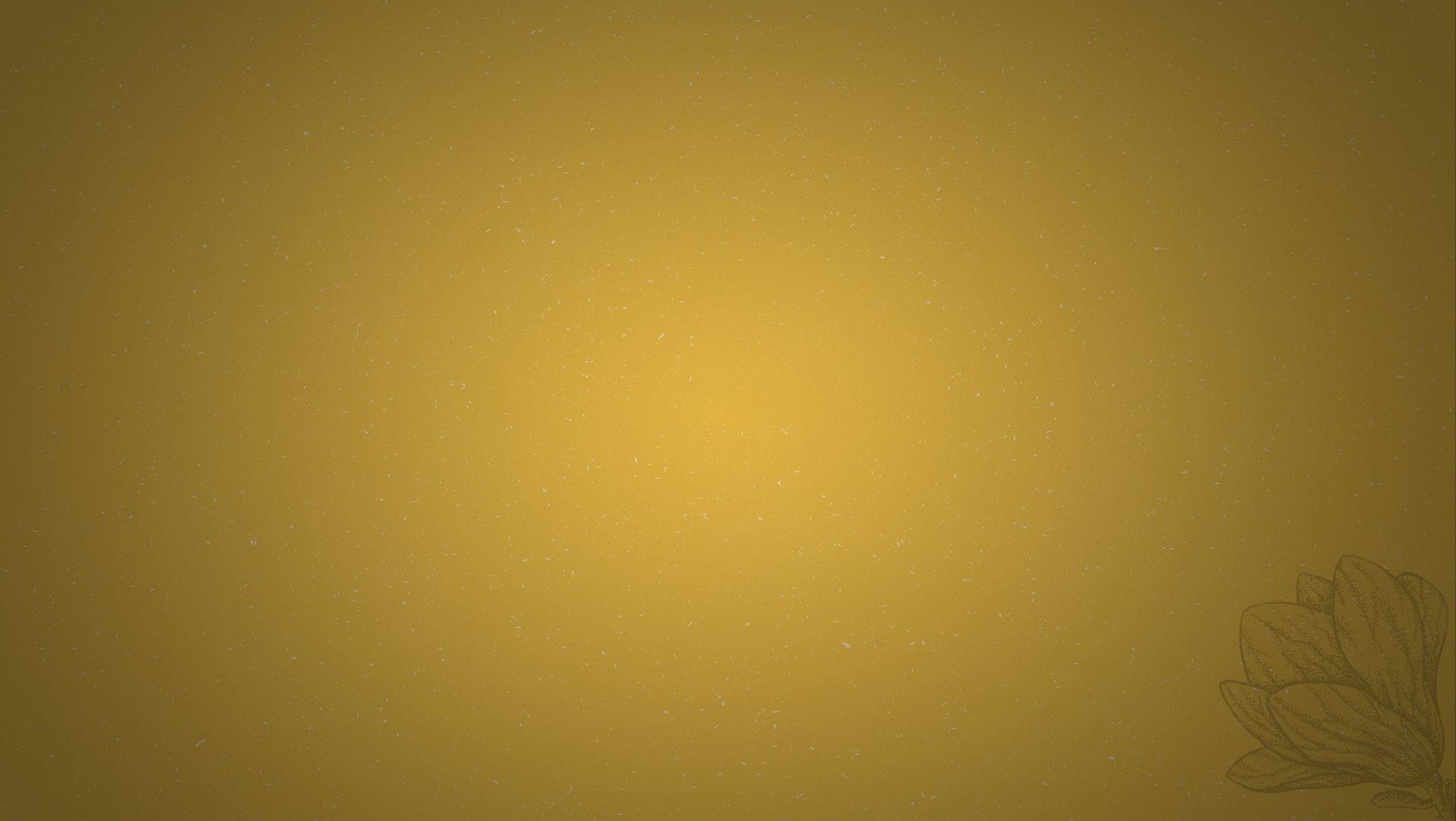 Fondo naranja con flor