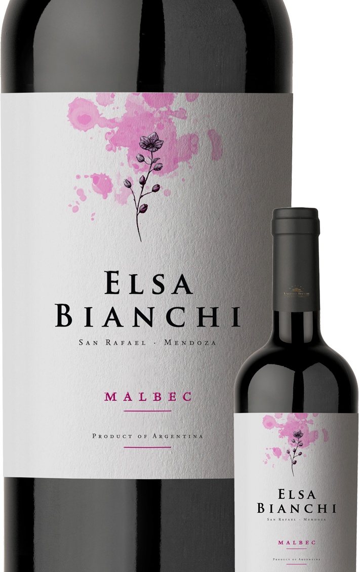 Botella de Elsa Bianchi Malbec