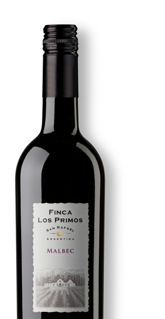 Botella de Finca Los Primos Malbec