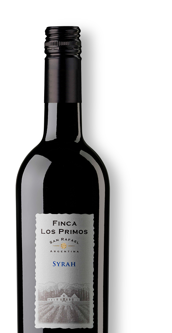 Botella de Finca Los Primos Syrah